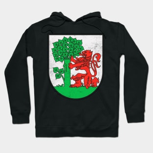 Liepāja, Latvia - Vintage Faded Style Design Hoodie